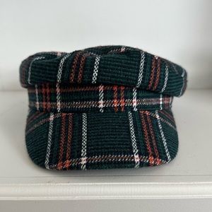 Free People plaid fidler cap
